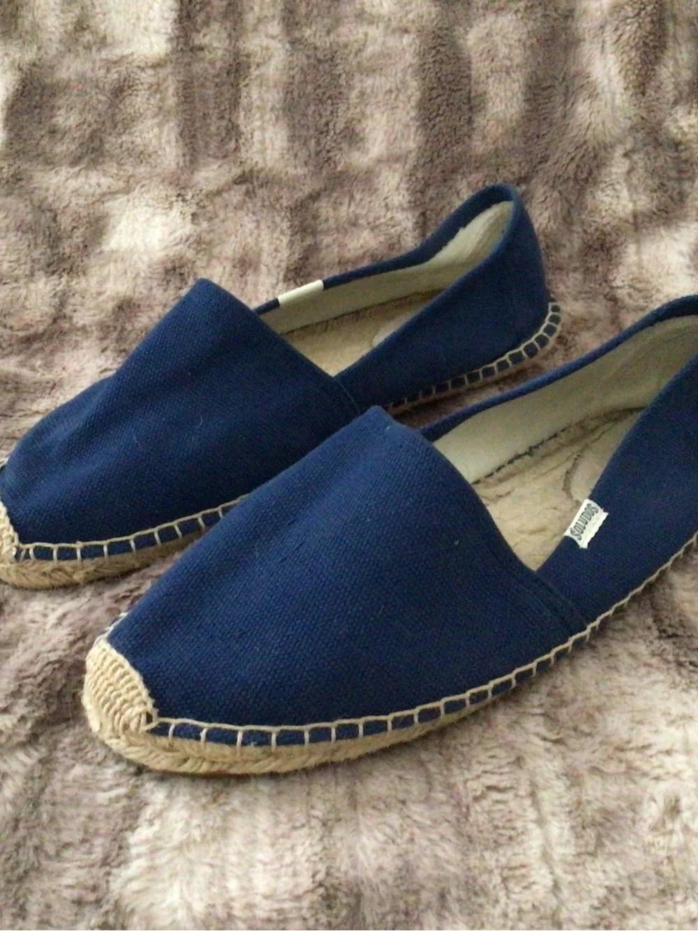 Soludos Dali Navy Canvas Espadrilles - 9M
